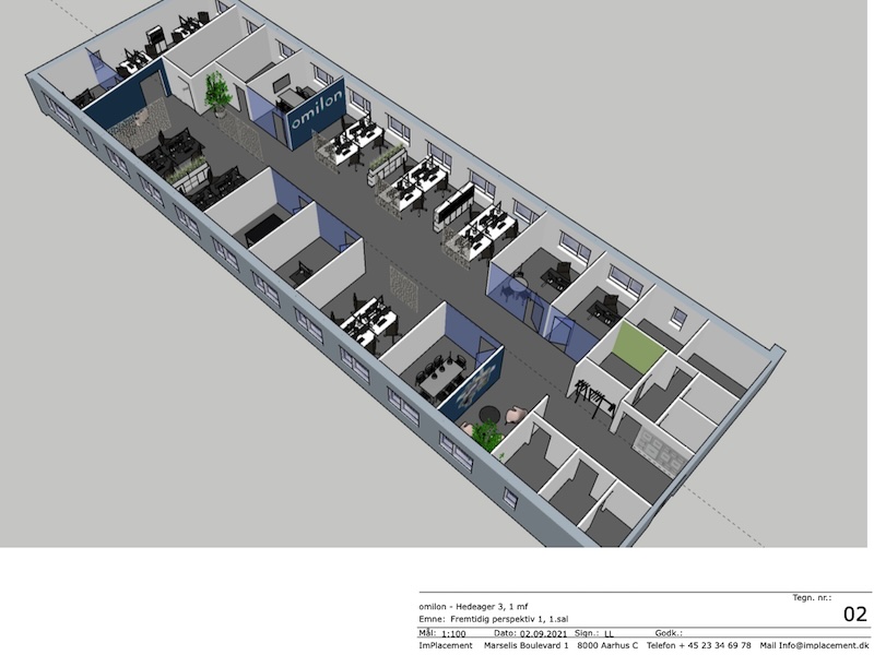 Omilon flere medarbejder Omilon stod over for en flytning til nye lokaler og havde behov for både praktisk