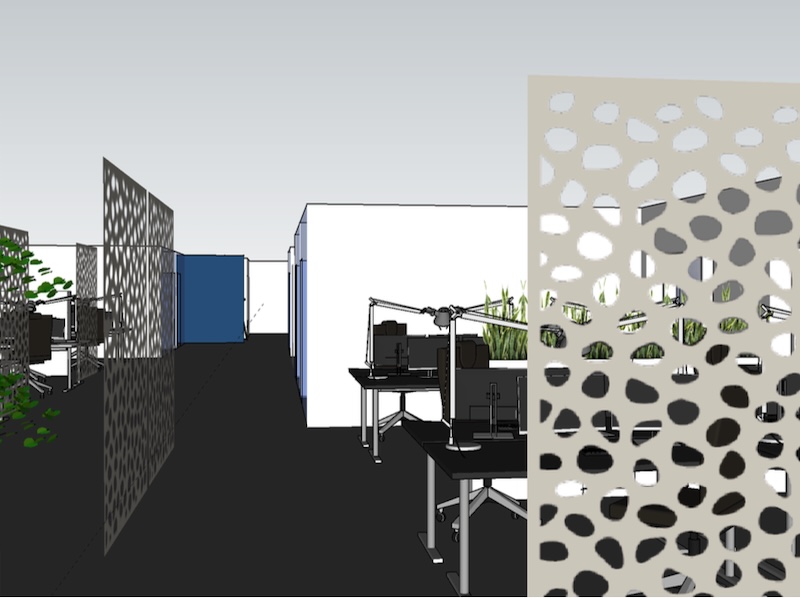 Indretning og lyddæmp Lyddæmpning i det åbne kontor – både teknisk og visuelt