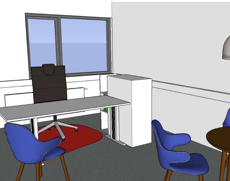 Optimering af kontoret med plads til møder